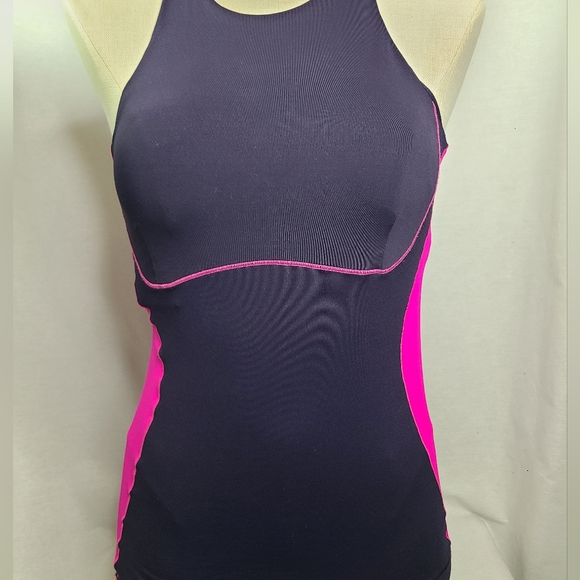 Lululemon Spin It To Win It Tank Black Swan / Raspberry Glo Light size 4 - Picture 4 of 8